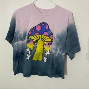 Good Luck Trolls 60th Anniversary Mushroom T-Shirt Size XL Graphic Tie Dye Tee